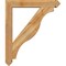 Ekena Millwork Funston Arts and Crafts Rough Sawn Bracket w/ Offset Brace, Western Red Cedar, 6"W x 32"D x 38"H BKT0604X32X38FST03RWR - alternate 3